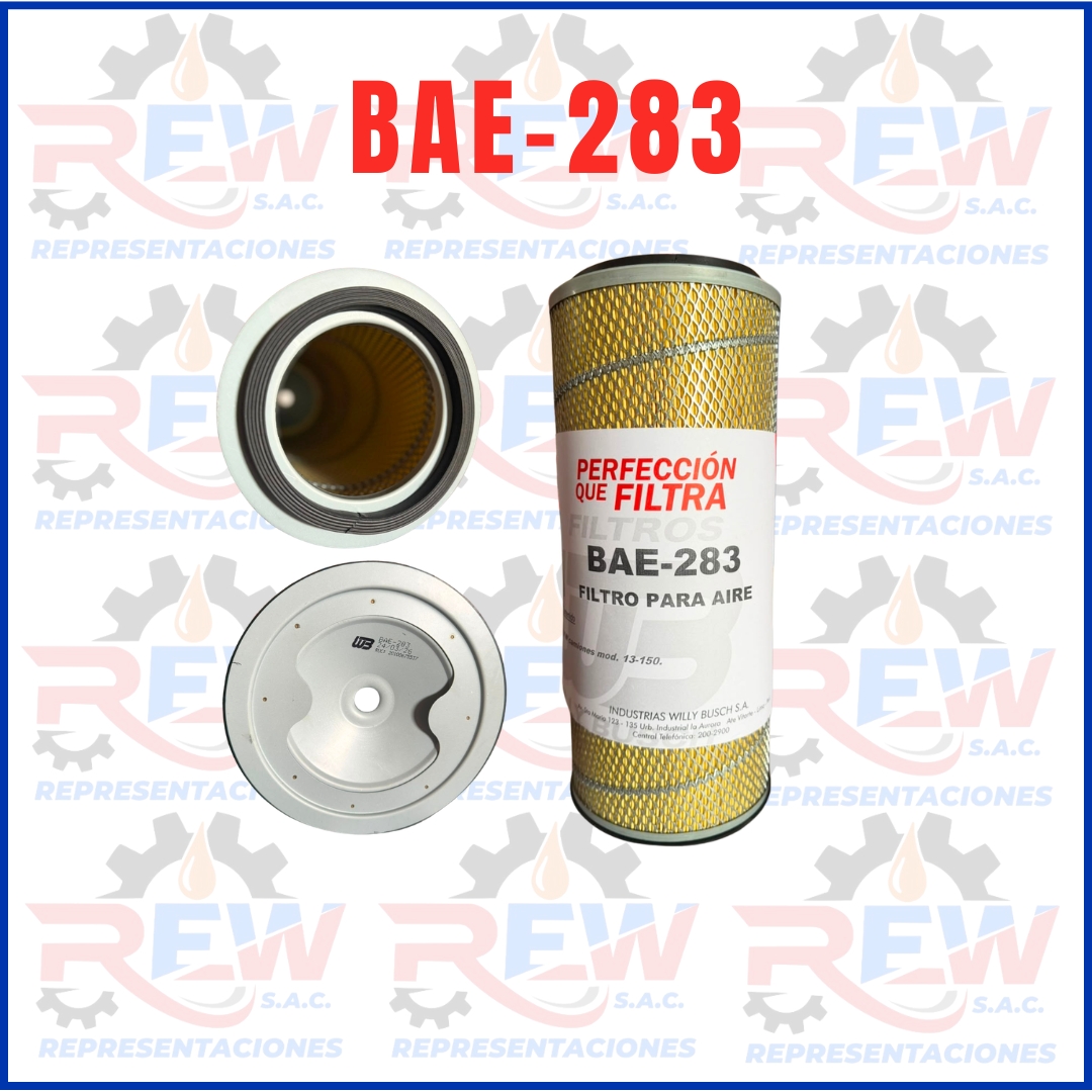 FILTROS WILLY BUSH WEB (55) BAE-283 FILTRO DE AIRE